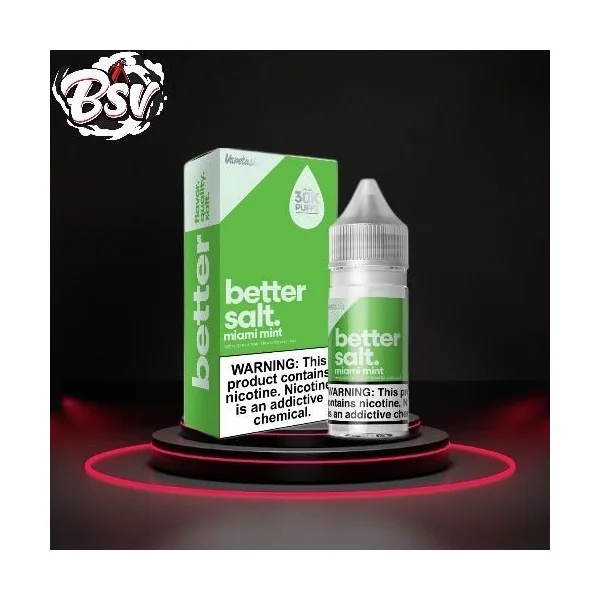 Vapetasia 30ml Better Salt Miami Mint 25mg