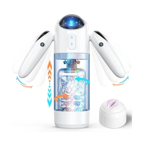 Vava Maturbation Cup with 4 Telescopic Modes 7 Rotating Modes