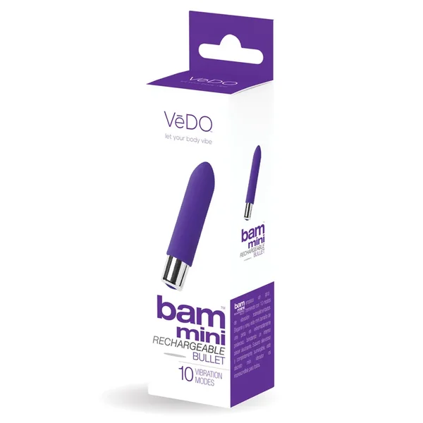 VeDO Bam Mini Rechargeable Bullet Vibe – Into You Indigo