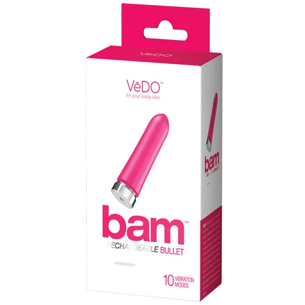 Vedo Bam Rechargeable Bullet - Foxy Pink