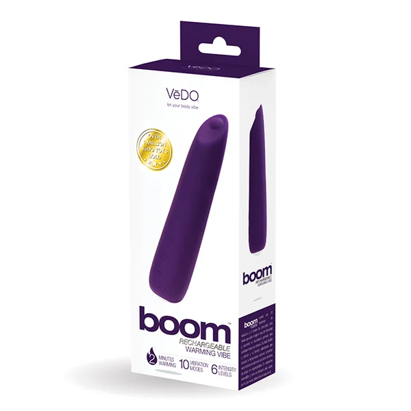 VEDO BOOM RECHARGEABLE WARMING VIBE DEEP PURPLE