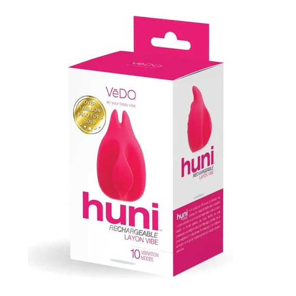 VeDO Huni Rechargeable Finger Vibe – Foxy Pink