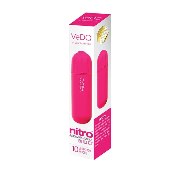 VeDO Nitro Rechargeable Bullet Vibe – Pink