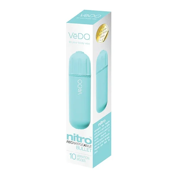 VeDO Nitro Rechargeable Bullet Vibe – Turquoise