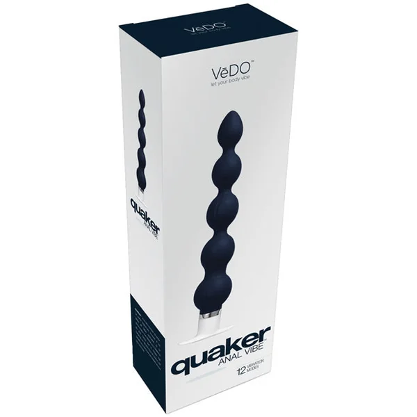 Vedo Quaker Anal Vibe - Just Black