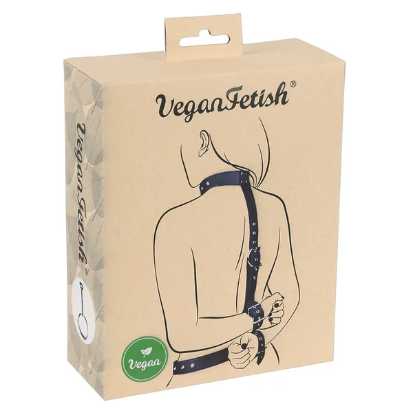 Vegan Fetish – Handcuff/Collar Back Strap