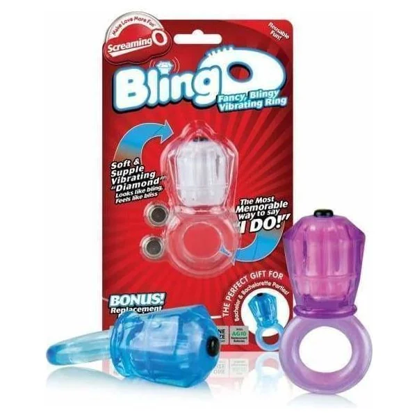 Vibrating Cock Ring - Screaming O - Bling O