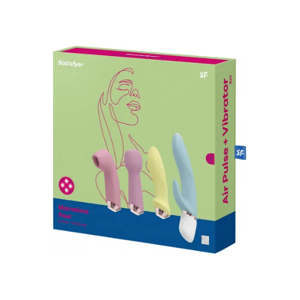 Vibrator set - Satisfyer - Marvelous Four Air Pulse + vibe