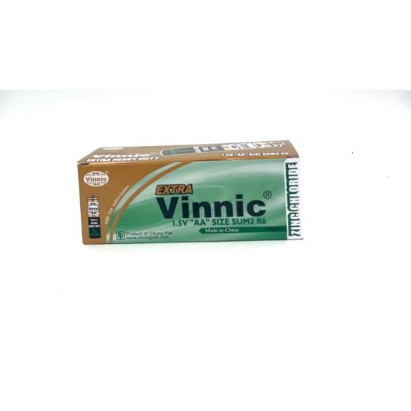 Vinnic Extra Heavy Duty AA - 4 Pcs Shrink Pk. - 40 Pcs. Box