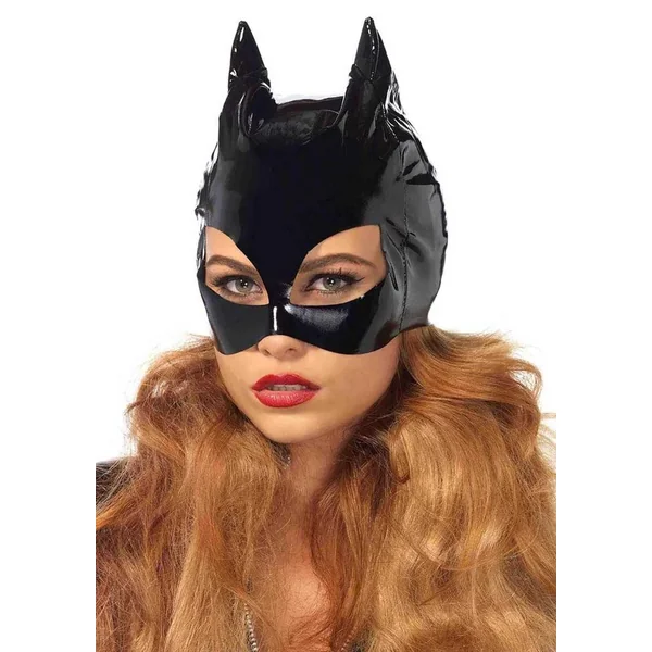 Vinyl Cat Mask - Black