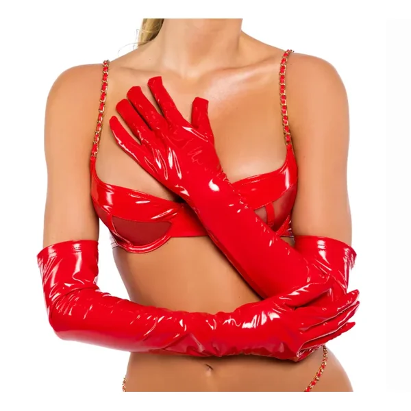 Vinyl Elbow Gloves