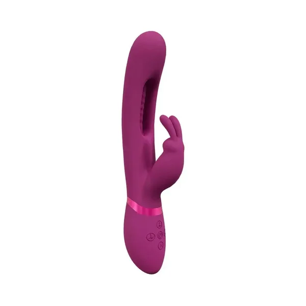 Vive Mika Triple Motor Vibrating Rabbit with G - Spot Flapping Stimulator