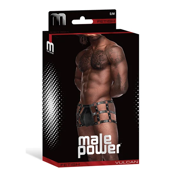 VULCAN STUDDED HARNESS BLACK L/XL