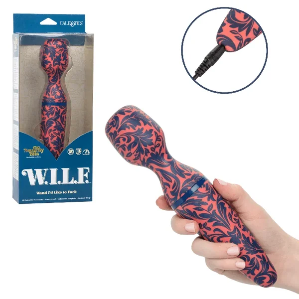 Wand I`d Like To Fuck Rechargeable Silicone Massager Wand Vibrator