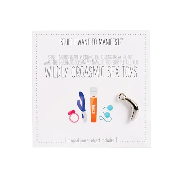Warm Human Wildly Orgasmic Sex Toys Mini Card & Charm