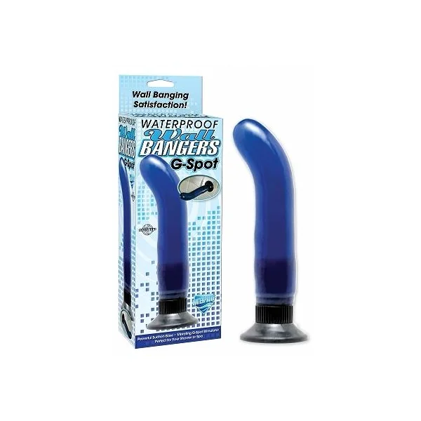WATERPROOF G SPOT WALL BANGER – BLUE
