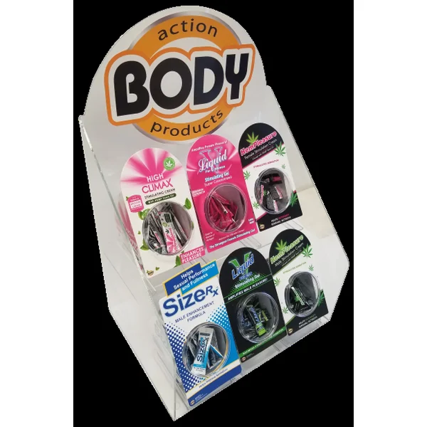 (WD) ACRYLIC DISPLAY W/ FEMALE MALE PRODUCTS 50 PC