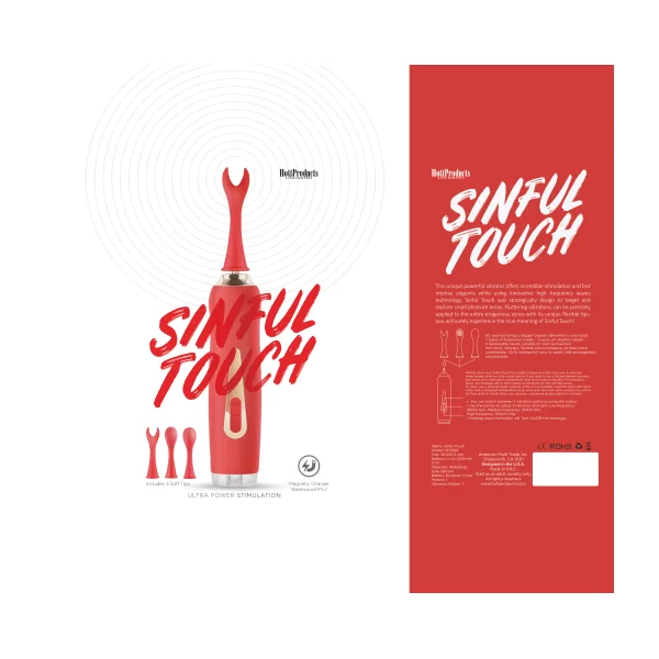 (WD) BLISS SINFUL TOUCH MULTI RECHARGEABLE PINK