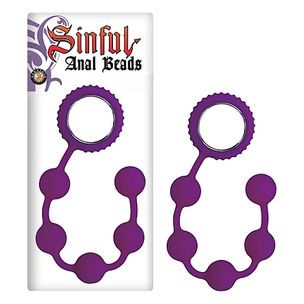 (WD) SINFUL ANAL BEADS PURPLE