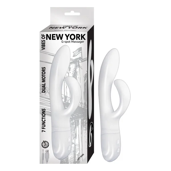 (WD) VIBES OF NEW YORK G SPOT MASSAGER WHITE