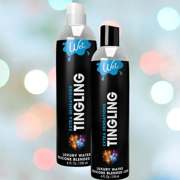 Wet Extra Sensations Tingling Water/Silicone Blend Based Lubricant