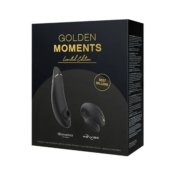 We-vibe Chorus / Womanizer Premium 2 Golden Moments Collection 2023 - Black/gold