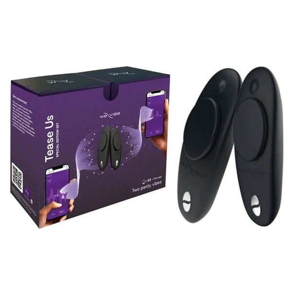 We-Vibe™ Tease Us Moxie 2pk Interactive Couples Masturbator