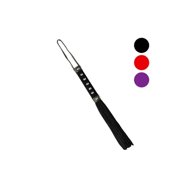 Whi027 Suede Studded Flogger