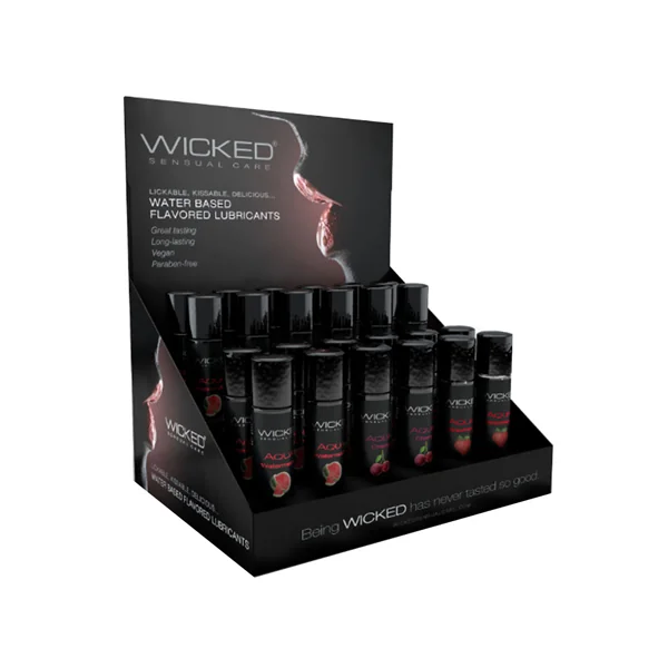 WICKED 24CT 1OZ CLASSIC FLAVOR DISPLAY
