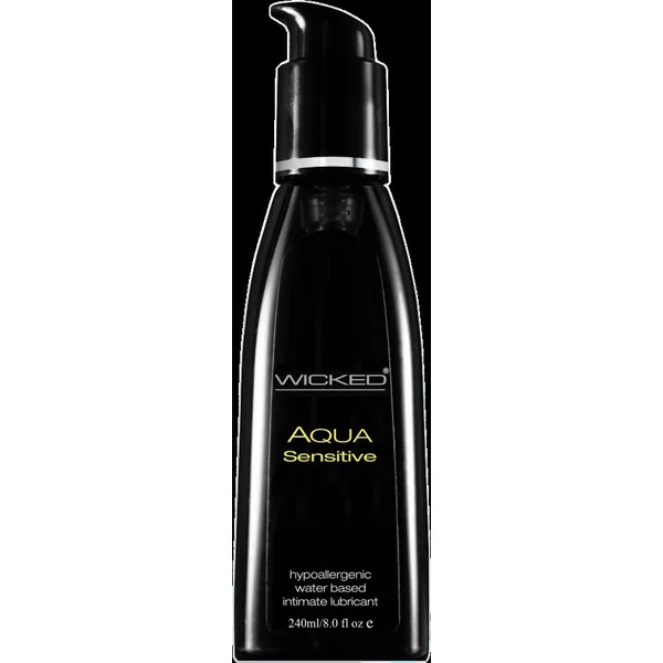 WICKED AQUA SENSITIVE LUBE 8OZ