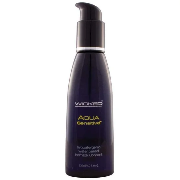 Wicked Aqua Sensitive Water-Based Lubricant – 4 Oz.