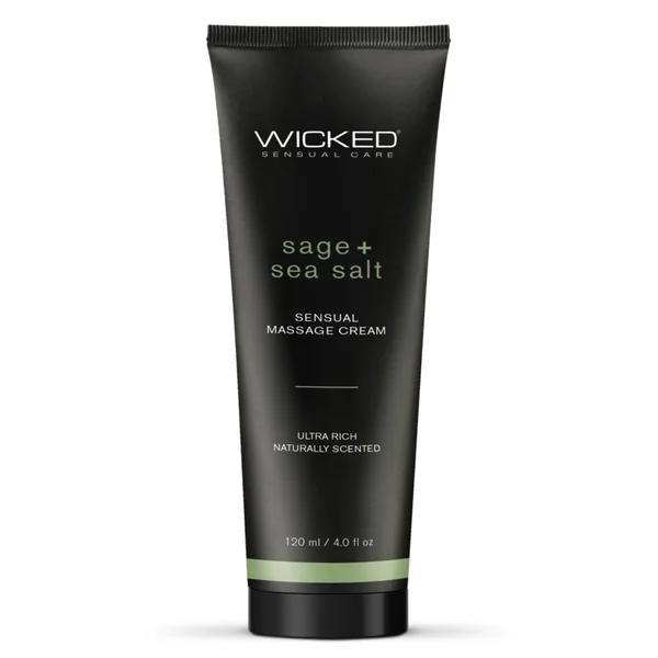 Wicked Sage + Sea Salt Naturally Scented Sensual Massage Cream