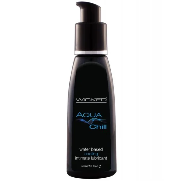 Wicked Sensual Care Aqua Chill Water Based Cooling Lubricant – 2 oz