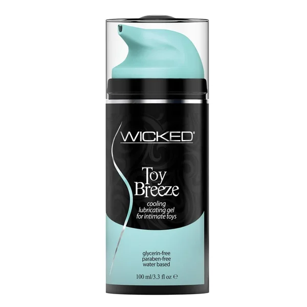 Wicked Sensual Care Toy Breeze Waterbased Cooling Lubricant – 3.3 oz
