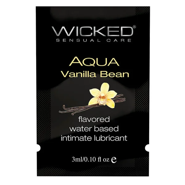 Wicked Sensual Care Waterbased Lubricant - .1 Oz Vanilla Bean
