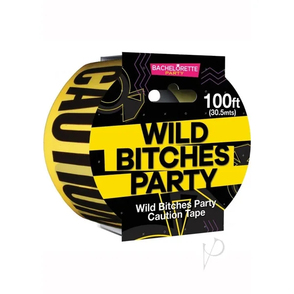 Wild Bitches Party Caution Bachelor and Bachelorette Party Tape