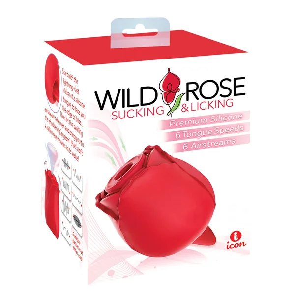 Wild Rose Sucking and Licking - Red