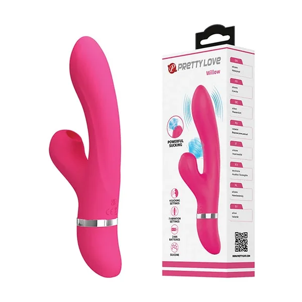 Willow Sucking Rabbit Vibe – Pink