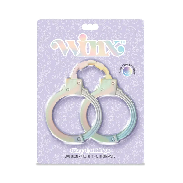 WINX Cozy Cuddles Silicone Handcuffs - Multi-Color