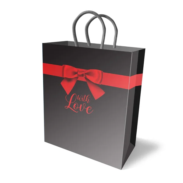 With Love Gift Bag - Black