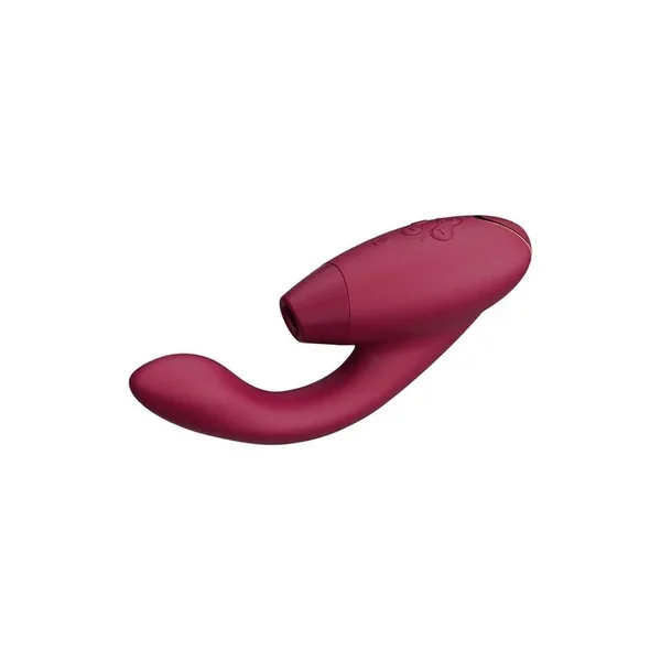 Womanizer Duo 2 Silicone Rechargeable Clitoral and G-Spot Stimulator – Bordeaux