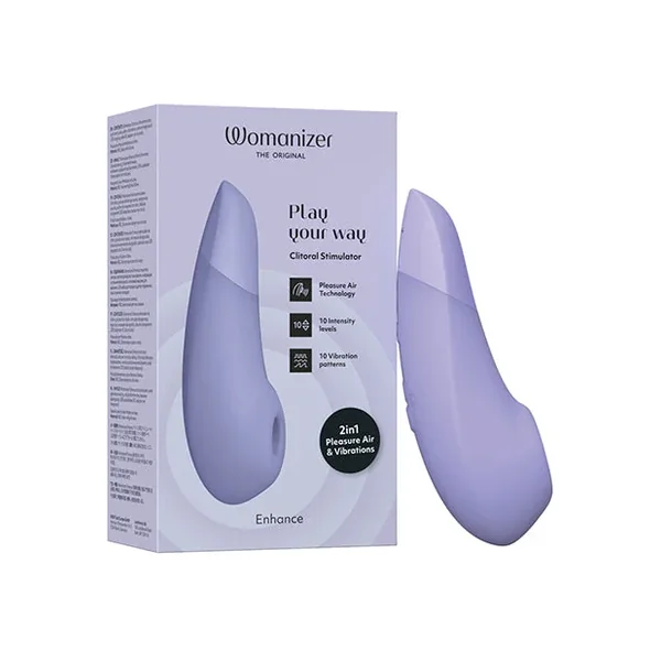 Womanizer Enhance 2 in 1 Pleasure Air & Vibrations – Lilac