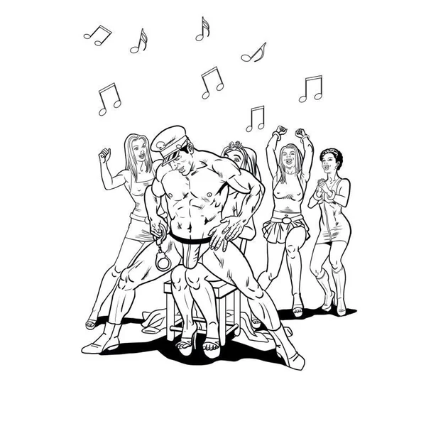 Wood Bachelorette Party Colouring Book