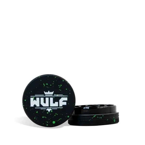 Wulf 4pc 50mm Spatter Grinder Black/Green Splatter