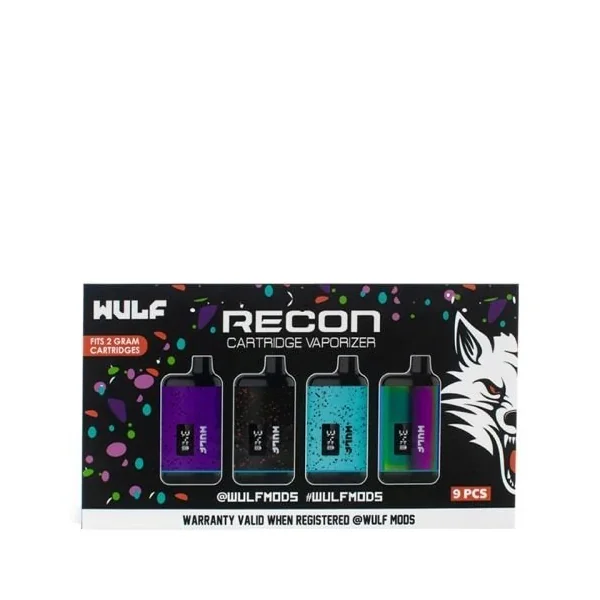 Wulf Recon Cartridge Vaporizer 9pk Display