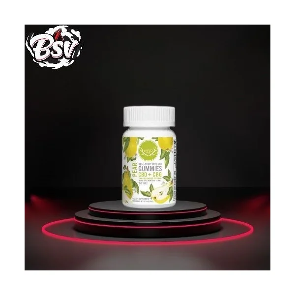 Wyld CBD+CBG Gummies 250mg 10ct Pear