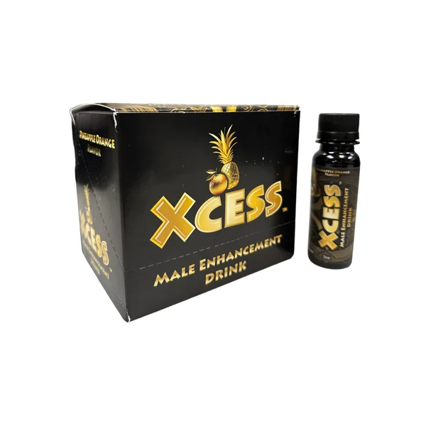 XCESS PINEAPPLE ORANGE ENERGY DRINK DISPLAY (NET)