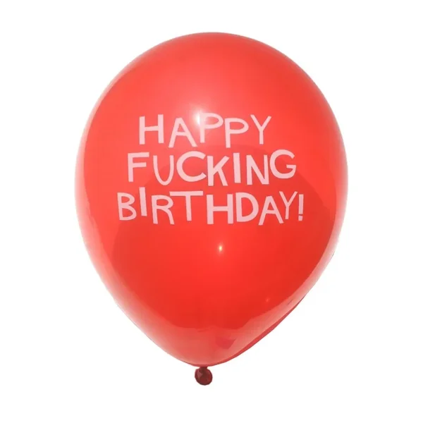 X-rated Birthday Balloons