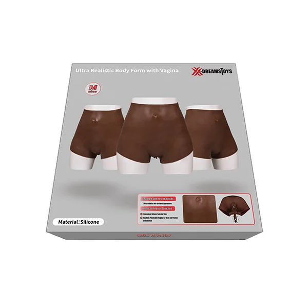 XX-DREAMTOYS Ultra Realistic Vagina Form Medium - Black