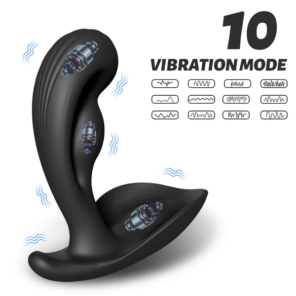 Yeain Beete vibrating Butt plug Dual Motor Prostate Massager